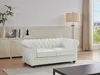 2-Sitzer Sofa aus weißem Büffelleder - CHESTERFIELD Produktbild-Vorschau 9
