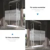 doporro 70x90cm Eckeinstieg Duschkabine Schiebetür Produktbild-Vorschau 5
