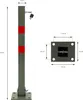 ECD Germany 3x Parkplatzsperre klappbar, eckig, 70cm, Produktbild-Vorschau 6