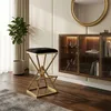 o Ferretti Piramid stołek barowy 40x40x75 cm czarne złoto Podgląd zdjęcia produktu 12