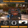 COSTWAY Holzkohlegrill tragbar, BBQ Grill Mini mit Deckel, Produktbild-Vorschau 5