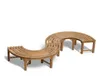 Teako Design Baumbank Fermo S-Form Teakholz Massiv 180cm Produktbild-Vorschau 5