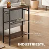 HOMCOM - Mały stolik pomocniczy, stolik kawowy z 2 półkami, Podgląd zdjęcia produktu 5