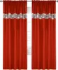 Modische Vorhange mit Zyrkonen 145x250 AUF BAND Rot Produktbild-Vorschau 1