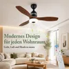 60CM LED Deckenventilator mit Beleuchtung E27 RGB Musik Produktbild-Vorschau 2