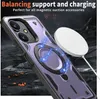 Dual Layer Hülle für Xiaomi Redmi 12C/Poco C55 Metall Ring Produktbild-Vorschau 4
