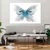 Bilder auf glas - Illustration Gesicht Schmetterling Wimper Produktbild-Vorschau 6
