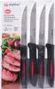 Coltelli da bistecca Alpina 23 cm 6 pezzi Nero/Rosso Anteprima dell’immagine prodotto 2