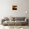 Bilder auf glas - Tiere Safari Savanne Giraffe - 30x30cm - Produktbild-Vorschau 7