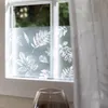 Statisch Fensterbordüre 20x150 cm – Blätter - Fensterfolie Produktbild-Vorschau 1