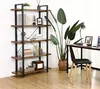 Étagère Zina 5 tablettes - brun rustique/noir Voir les images du produit 5