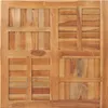 vidaXL Stolová doska z masívneho dreva Teak Square 90 × 90 Náhľad obrázku produktu 3