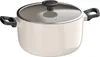 BergHOFF Leo Kochtopf, 24 cm, rund, weiß, 100% recyceltes Produktbild-Vorschau 1