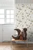 ESTAhome carta da parati dinosauri beige e grigio talpa 53 Anteprima dell’immagine prodotto 5