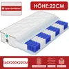 Hiazurm Matratze 160x200 cm, 7-Zonen Federkernmatratze mit Produktbild-Vorschau 1