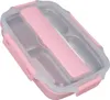 Tepelná izolácia Bento Lunch Box 3 mriežky nepriepustné 304 Náhľad obrázku produktu 3