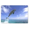 MuchoWow® Mauspad Mousepad Delfin - Meer - Himmel 27x18 cm Produktbild-Vorschau 1