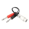 Zvukový rozbočovací kábel XLR samec na XLR samica Dvojitý Náhľad obrázku produktu 3