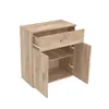 A light brown wooden cabinet with a drawer and two doors, shown against a white background. Náhľad obrázku produktu