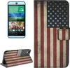 Handyhülle Tasche für Handy HTC Desire Eye Motiv Retro Produktbild-Vorschau 1