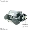 Querstromlüfter 105mm Dimplex Siemens 344960 Motor für Produktbild-Vorschau 3