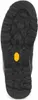 The image shows the sole of a black boot with a yellow Vibram logo. Podgląd zdjęcia produktu