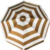 Sonnenschirm - gold/weis - gestreift - 140 cm - UV-Schutz Produktbild-Vorschau 2