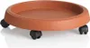 Porte plantes à roulettes - D 35 cm - Marron - Support pots Voir les images du produit 1