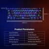 Mechaniczna klawiatura do gier MOTOSPEED CK61 RGB Czerwona Podgląd zdjęcia produktu 15