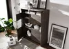 MASSIVMOEBEL24 Highboard Akazie 131x45x147 grau lackiert Produktbild-Vorschau 4