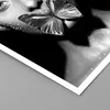 Poster - Poster ohne Rahmen - Frau Schmetterling Mund - Produktbild-Vorschau 2