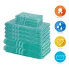 Lavea® 10-teiliges Handtuch Set Elena, 100% Baumwolle - 4x Produktbild-Vorschau 1