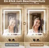 Badezimmerspiegel Touch 80 x 60cm LED 3 Lichtfarben dimmbar Produktbild-Vorschau 7