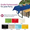 , Partytischdecke, für Biertischgarnituren, 100x250cm, Produktbild-Vorschau 2