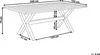 BELIANI Stół ogrodowy szary aluminiowy 200 x 105 cm 6 Podgląd zdjęcia produktu 7