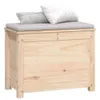 vidaXL Cassapanca 60x32x45,5 cm in legno massello di pino Anteprima dell’immagine prodotto 11