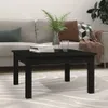 vidaXL Couchtisch Schwarz 55x55x30 cm Massivholz Kiefer - Produktbild-Vorschau 2