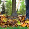 KOTARBAU® Laubrechen mit Stiel 44 cm Fächerbesen Metall Produktbild-Vorschau 2
