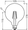 Lampade LED OSRAM, forma classica a sfera, 40 watt di Anteprima dell’immagine prodotto 9