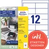 Avery Zweckform 6123 Etiketten, Home Office, Kleinpackung, Produktbild-Vorschau 1