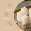 HORECA CANDLES Stumpenkerzen 40 Stück – 12 h, Elfenbein, 4 Produktbild-Vorschau 5