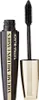 A black mascara tube with a gold accent and its applicator brush are shown against a white background. Produktbild-Vorschau