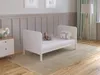 Babybett Beistellbett 120x60 cm mit Matratze,Gitterbett Produktbild-Vorschau 6