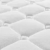 A close-up, detailed view of a white quilted mattress surface. Produktbild-Vorschau