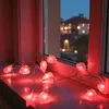 LED Lichterkette HERZ Dekoleuchte 10 flammig  Produktbild-Vorschau 2