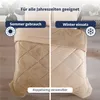 Wellsoft Bettdecke Beige 155x220 cm – Wendbare Produktbild-Vorschau 6