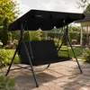 HinHocker Hollywoodschaukel 3-Sitzer mit Sonnendach, Produktbild-Vorschau 3