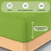 Buymax® Spannbettlaken Wasserbettlaken Jersey Wasserbett Produktbild-Vorschau 3