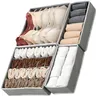 4er-Set Kleiderschrank-Organizer, Kleiderfächer, Grau Produktbild-Vorschau 3