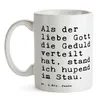 Mr. & Mrs. Panda Tasse Als der liebe Gott... - Weiß - Produktbild-Vorschau 3
